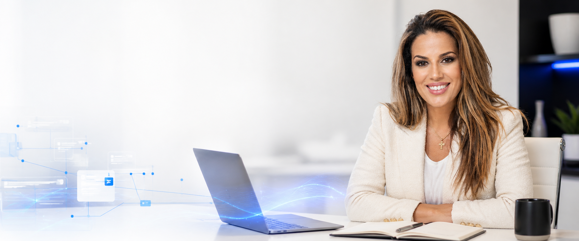 Shanee Moret leading an AI for non-technical SMB owners community